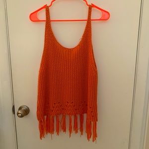 Crochet, Fringe Tank
